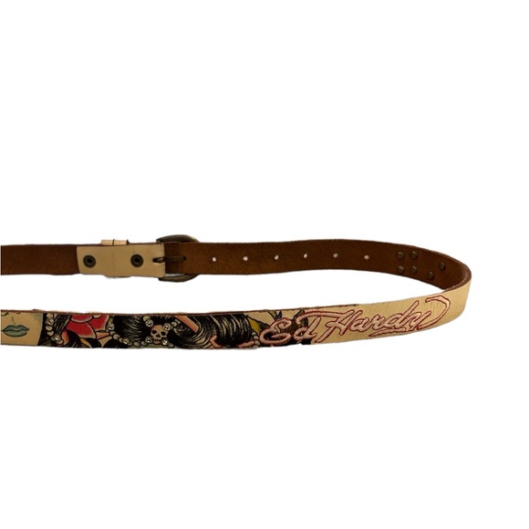 Y2K ed hardy rhinestones vintage belt!!!